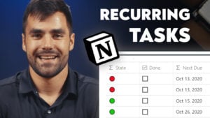 Notion Recurring Tasks and Dates
