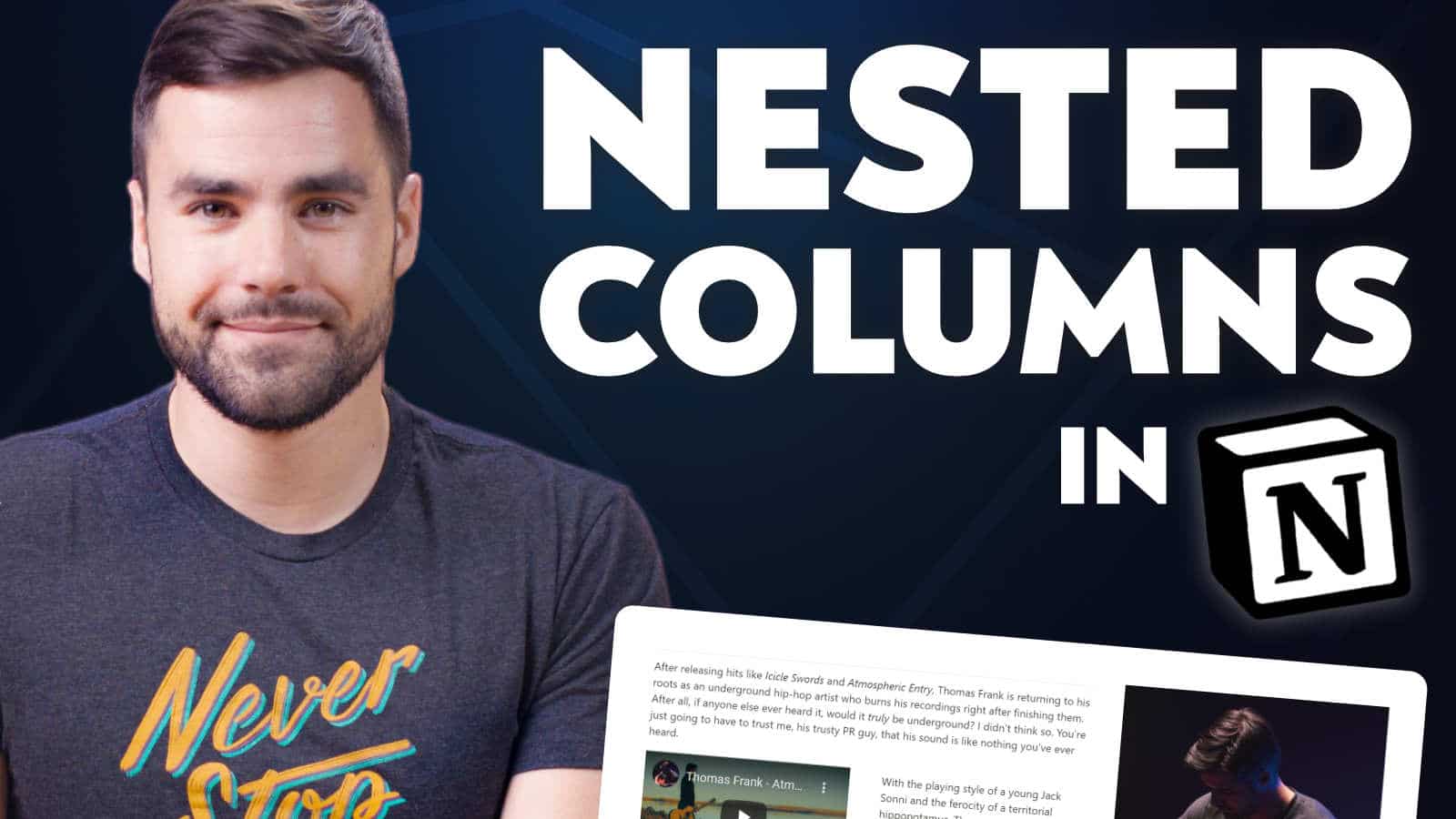 Notion Column Tricks – Nested Columns, Columns in Toggles, and More