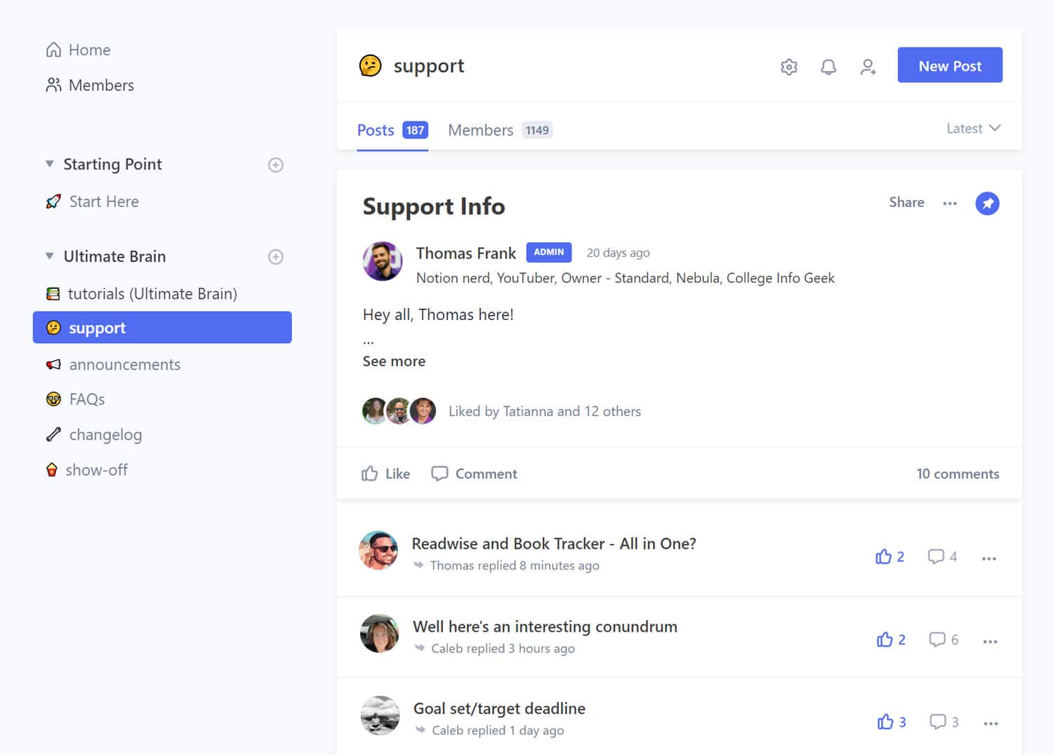 Get expert support in our Circle Community