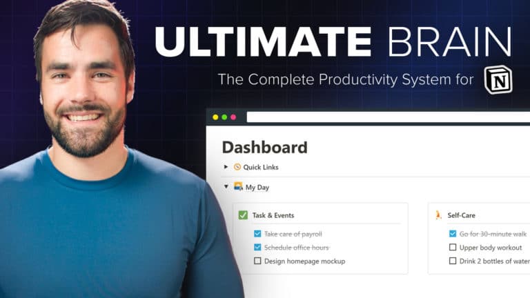 Ultimate Brain - The Ultimate Second Brain Template for Notion