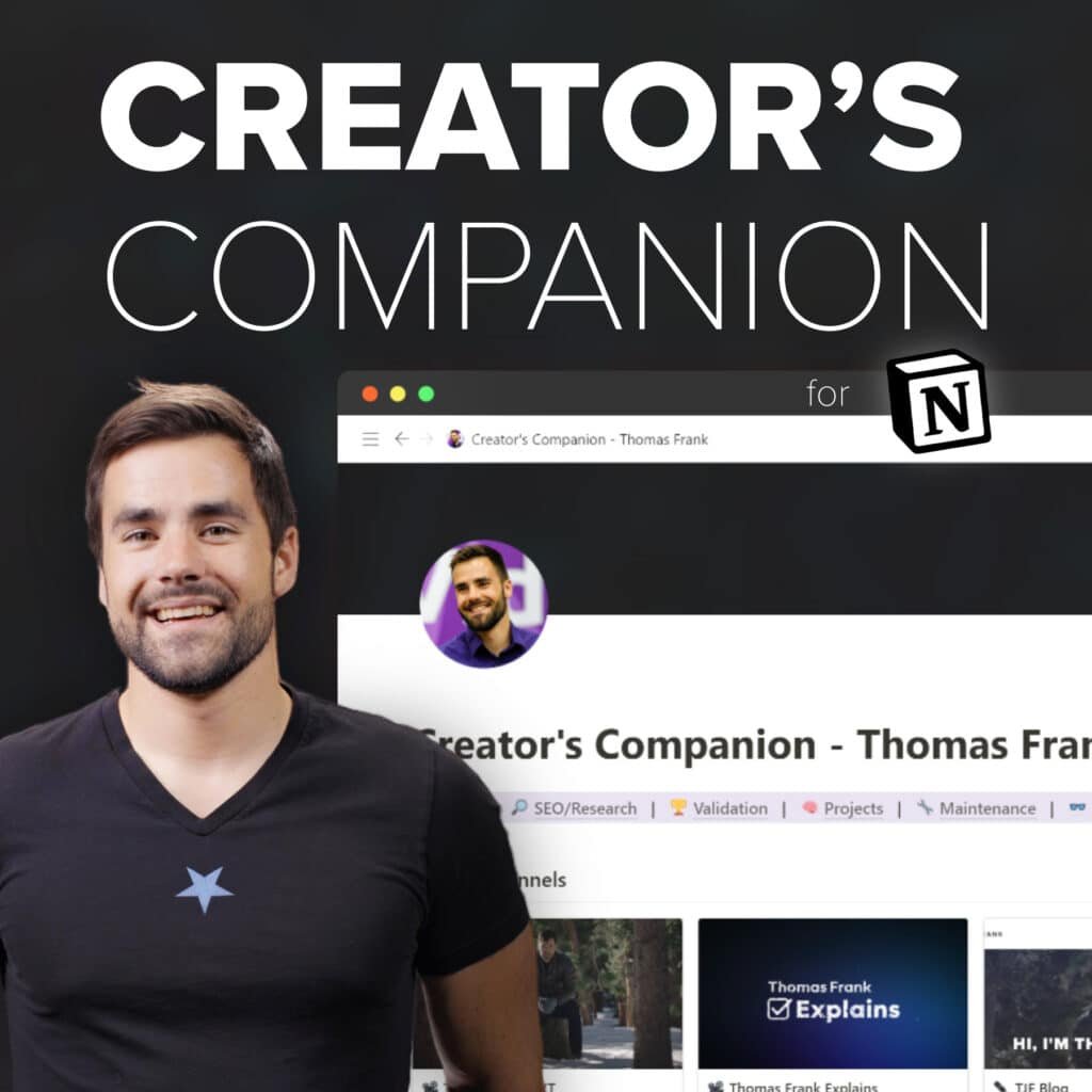 Creator’s Companion: The Ultimate Creator Template