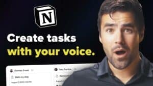 Notion Voice Tasks with ChatGPT