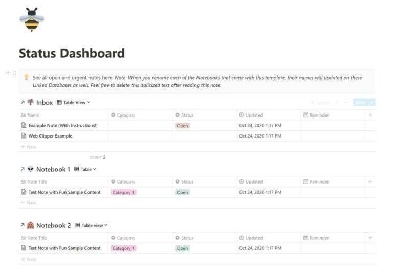 The Ultimate NoteTaking Template for Notion