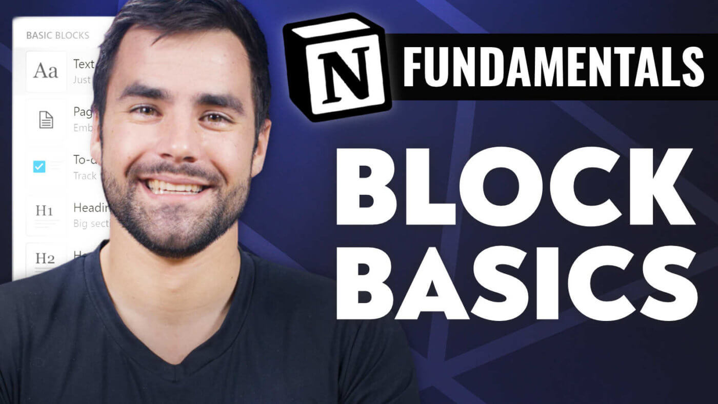 Block Basics - Notion Fundamentals with Thomas Frank