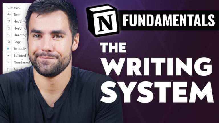 Notion's Markdown Writing System - Notion Fundamentals with Thomas Frank