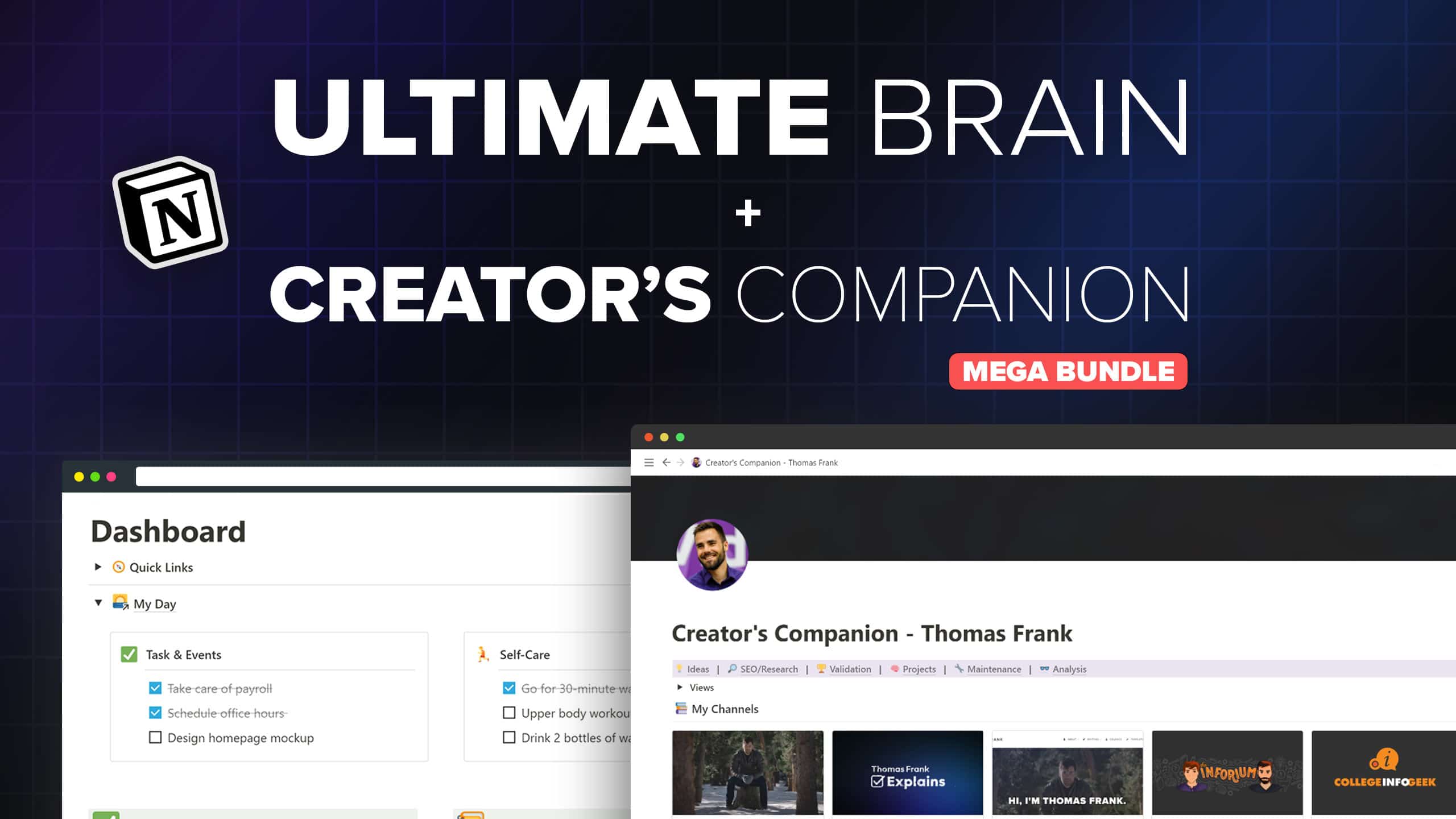 Ultimate Brain + Creator's Companion Bundle Thumbnail