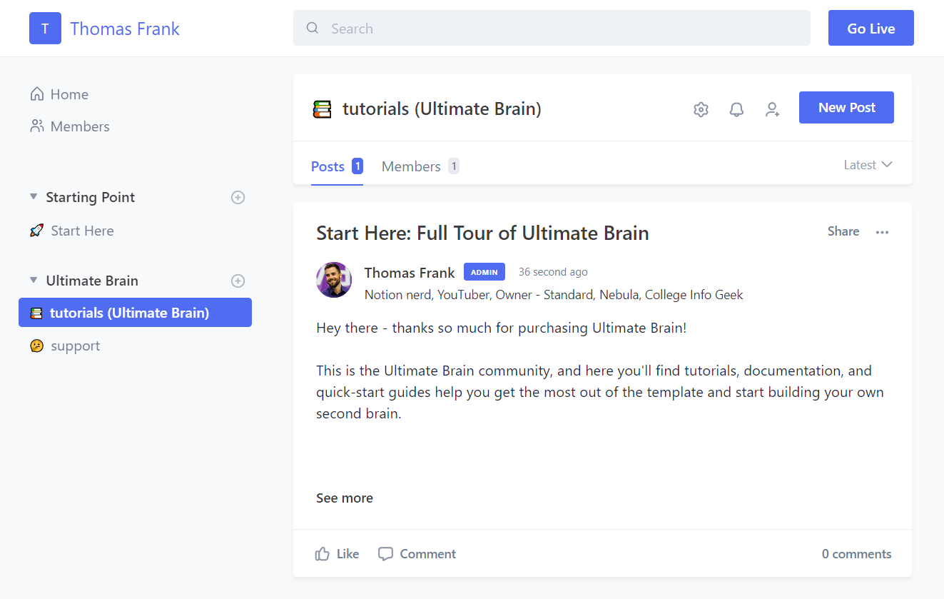Ultimate Brain Support