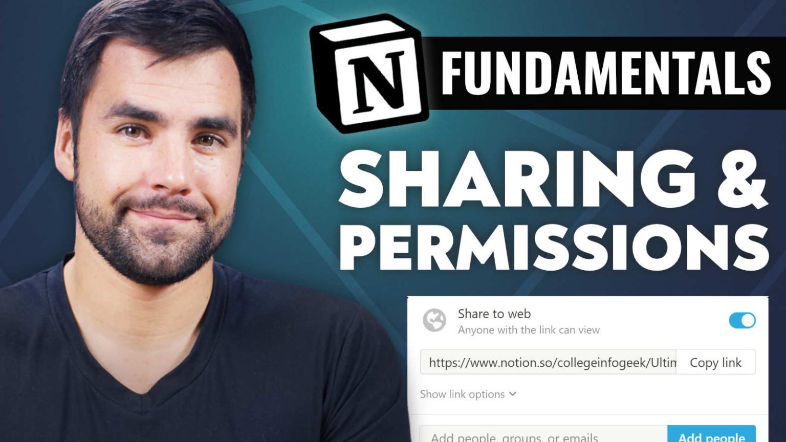Sharing and Permissions - Notion Fundamentals with Thomas Frank