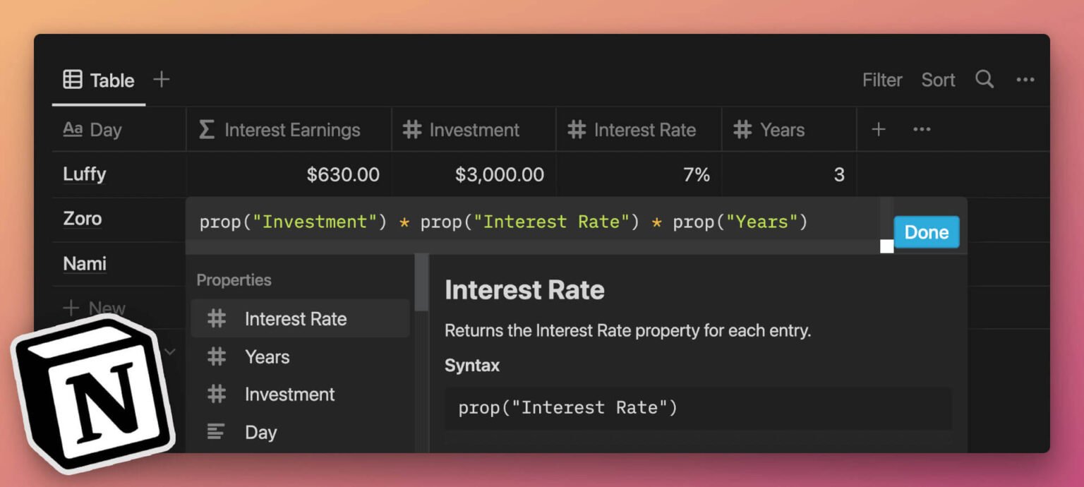 Notion Formulas: The Ultimate Cheat Sheet (2023)