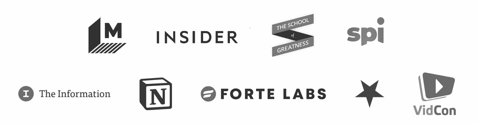 Thomas Frank Feature Publication Logos