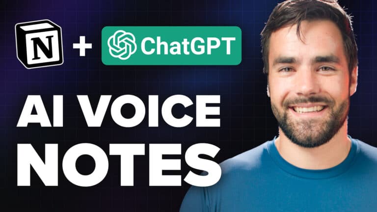 Perfect Speech to Text Workflow with ChatGPT and Notion - Thomas Frank