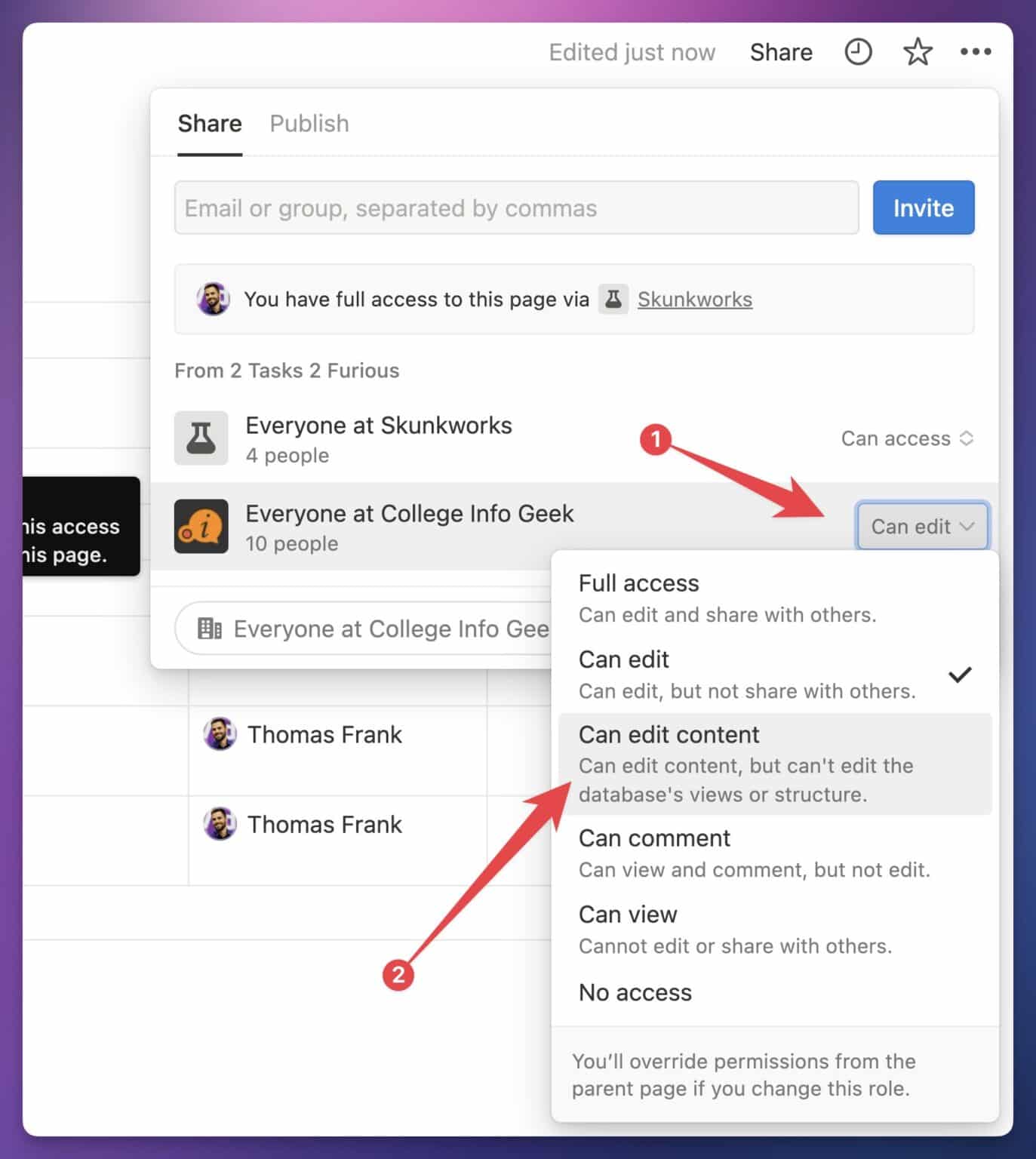 Notion Sharing & Permissions: The Ultimate Guide - Thomas Frank