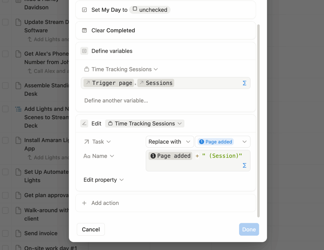 Third part of the automation.
