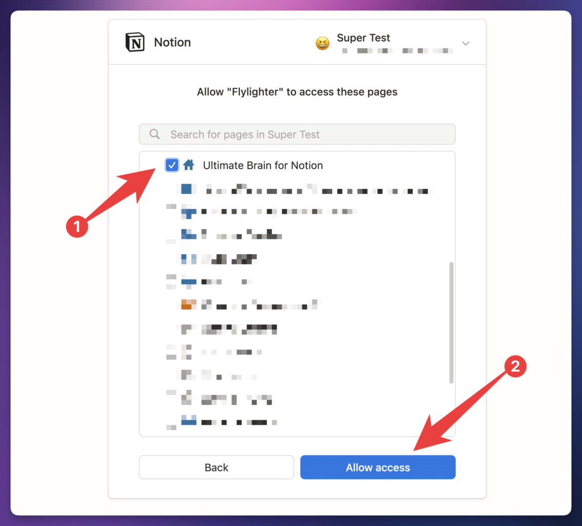 Choosing the Ultimate Brain page.