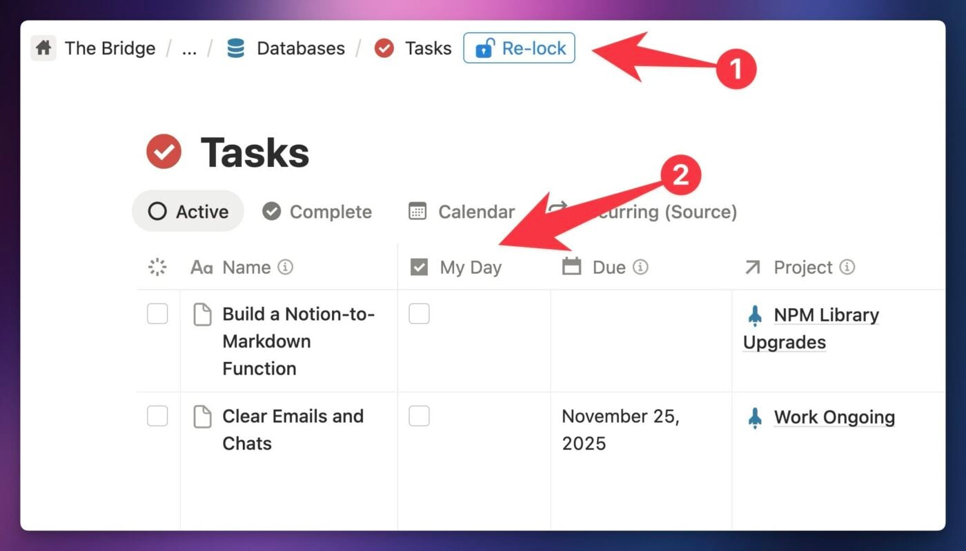 Adding a checkbox property to the task's data source. 